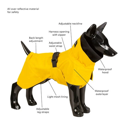 PAIKKA Visibility Raincoat Lite Yellow â Bild 5