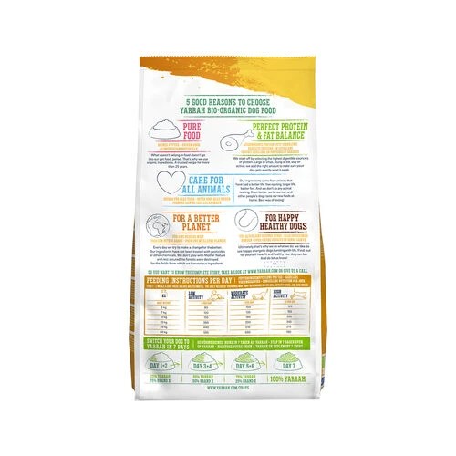Yarrah - Trockenfutter Für Erwachsene Hunde Mit Huhn Bio – Bild 2